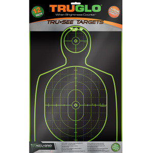 TG13A12 - TruGlo Tru-See Splatter Handgun Target 12x18 12pk