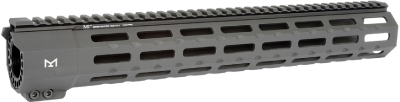 MI-SP15M-BLK  - Midwest Industries Inc SP-Series (Suppressor Compatible) One Piece Free Float Handguard, M-LOK(TM) compatible