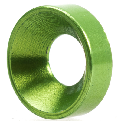 FW-08-AL-GREEN - Rondelle de finition aluminium vert