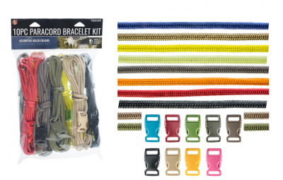 PCB810KIT - Kit de 10 bracelets Paracord à monter