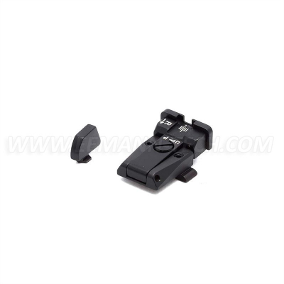 SPR36GL30 - LPA Adjustable Sight Set for GLOCK with White Dots