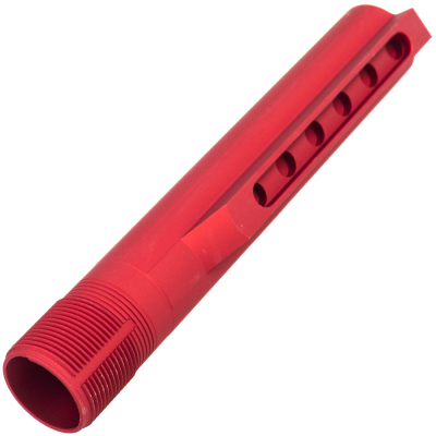 TLU001R - UTG PRO&#x000000ae; AR15 6-position Receiver Extension Tube Mil-spec Matte Red