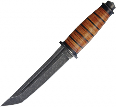 RR1720 -  Rough Rider Stacked Leather Tanto