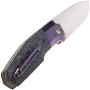 CKF2087 - Custom Knife Factory FIF20 M390, ZircuTi bolster/clip, cool CF, Ti