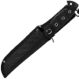 FTX0067BB  Frost Cutlery Bowie Black Rubber