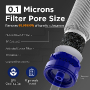 MSLOESF005Z - Membrane Solutions Paille filtrante bleue avec étui