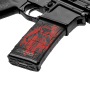 Mercenary Skull - Gunskins AR15 mag skins 3 pack