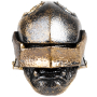 RUSB55 - RussBead Ork avec casque Bronze