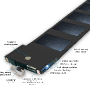 SSPHOTONB - SUNSLICE Batterie solaire pliante noire
