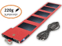 SSPHOTONR - SUNSLICE Batterie solaire pliante rouge
