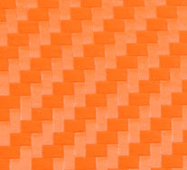 KYCARHUNTEROR - Plaque de kydex imitation carbone Hunter Orange