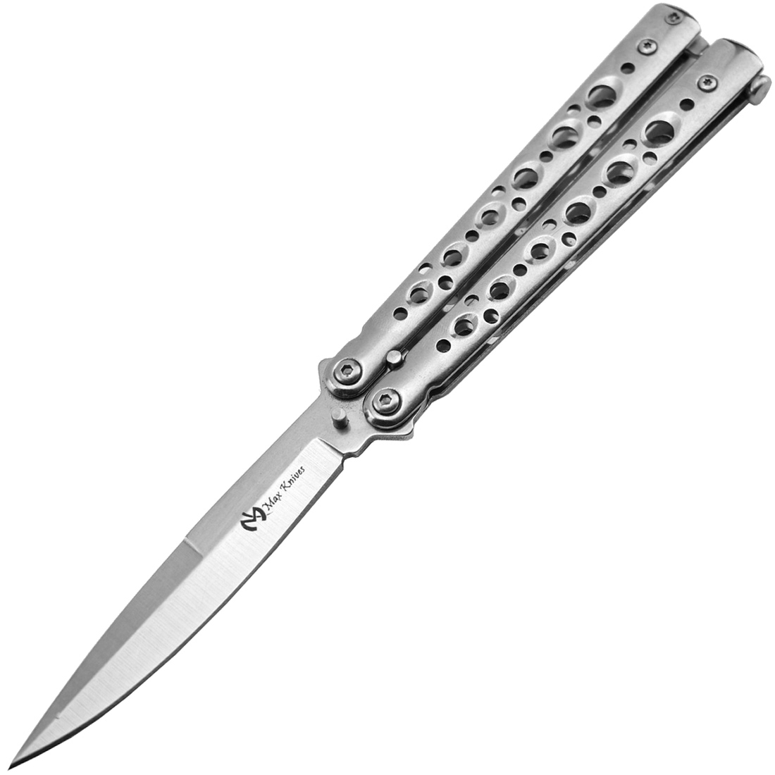 Couteau Papillon MaxKnives P50S Silver - SD-Equipements