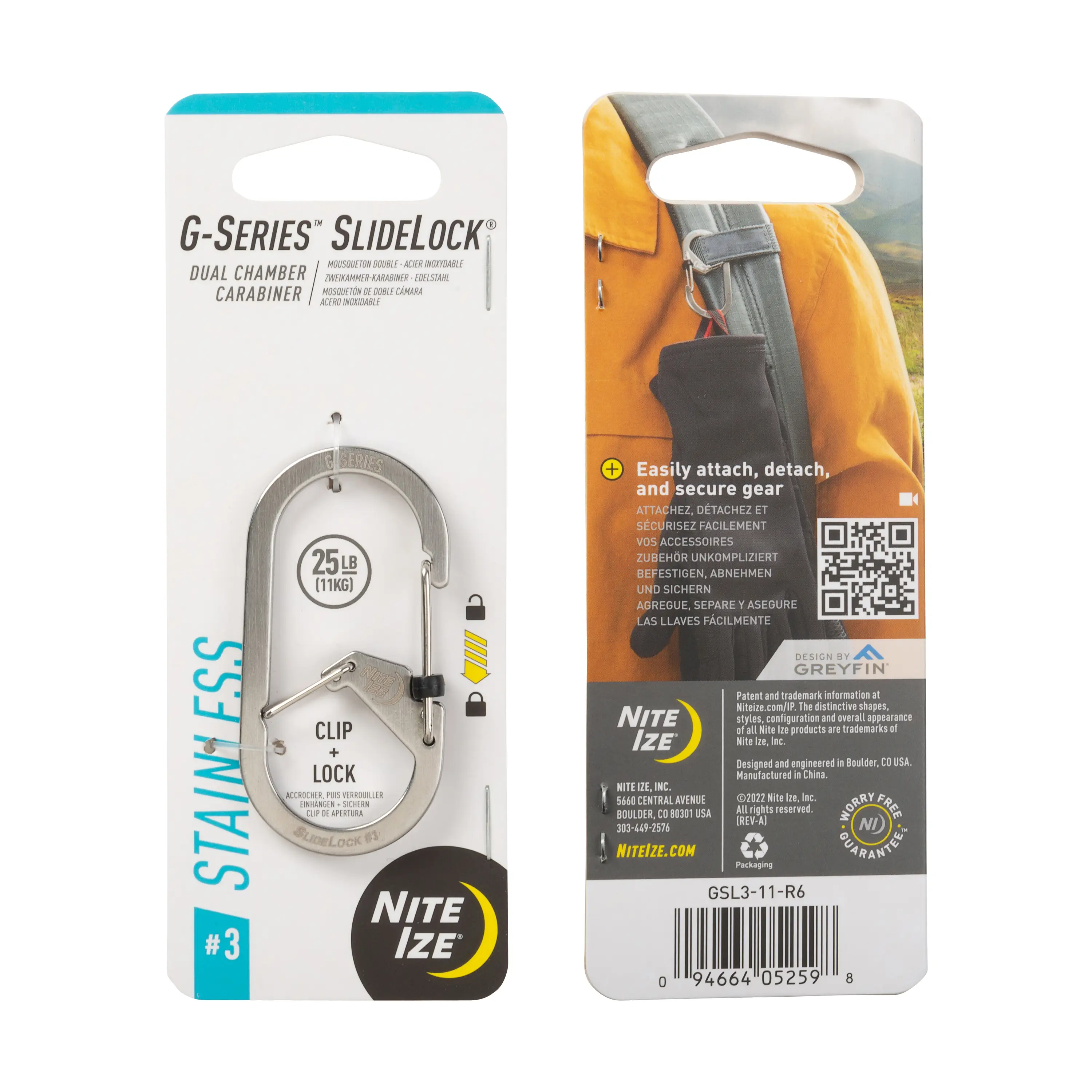 SPC37689 - Nite Ize G-Series Slidelock N° 3 acier NITE IZE SPC37689 : Vente  de Couteaux en ligne 