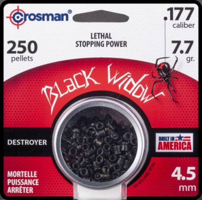 933530 - PLOMB CROSMAN DESTROYER BLACK WIDOW CAL 4.5 x250