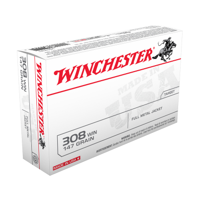 CUSA3081 - Winchester 308Win FMJ 147gr 20