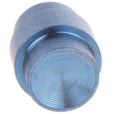 FLY130 - Flytanium Spiral Hole Stopper Titane pour Spyderco PM2/Para3 bleu