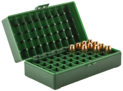 MAL0307 - boîte mégaline de rangement 50 munitions 45 acp