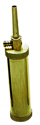 RE1446 - DAVIDE PEDERSOLI Poire à poudre tubulaire luxe avec valve calibre .44