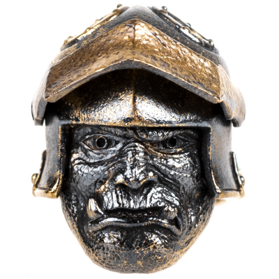 RUSB55 - RussBead Ork avec casque Bronze
