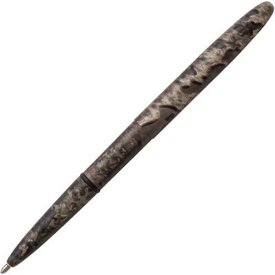 FP101232 - Fisher Space Pen Matte Black Bullet Pen Timber Strata
