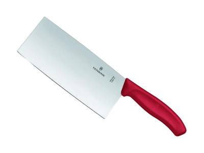 VIC6.8561.18G VICTORINOX COUPERET CHINOIS  SWISSCL. 18CM ROUGE