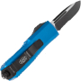 MT231-2BL - Microtech UTX-85 S/E Black Serrated Blue