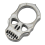 PASKSA - Maxknives PASKSA Poing américain Skull en aluminium silver antique