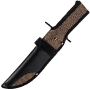 RR2586 - Rough Ryder STACKED LEATHER BOWIE