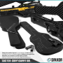 RC-GT-ACOUSTIC-BK - SAVIOR Savior Equipment Discreet Ultimate Guitar Hard Case - Customize Foam w/ Handle and Wheels,Black, 45'' Long